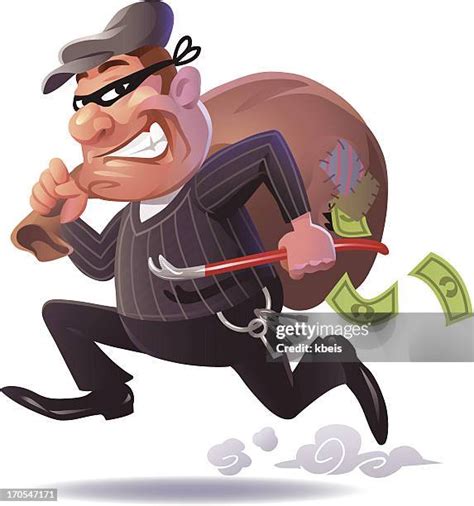 575 Cartoon Burglar High Res Illustrations Getty Images