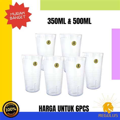 Jual Regulus Gelas Air Minum Polos Bening Owl Ml Ml Shopee