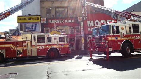 Fdny On Scene Of A All Hands Fire On Main St Off Roosevelt Ave