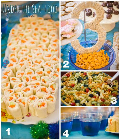 Under The Sea Mermaid Birthday Party My Insanity Mermaid Birthday Party Food Birthday Party