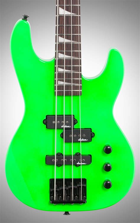 Jackson Js1x Concert Minion 3 4 Size Electric Bass Neon Green