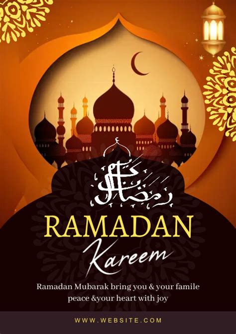 Ramadan Kareem Flyer Template Postermywall