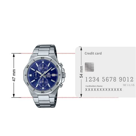 Buy Casio Edifice EFV 640D 2AVUDF Blue Analog Dial Silver Stainless