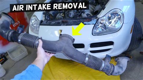 HOW TO REMOVE AIR INTAKE ON PORSCHE CAYENNE YouTube