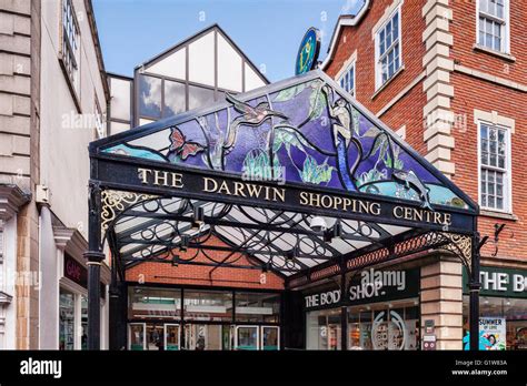 The Darwin Shopping Centre Shrewsbury Shropshire England Uk Stock