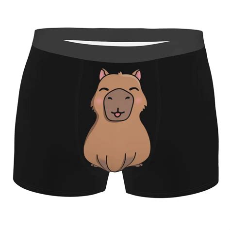 Capy Capybara Underwear Men Sexy Printed Custom Cute Boxer Shorts