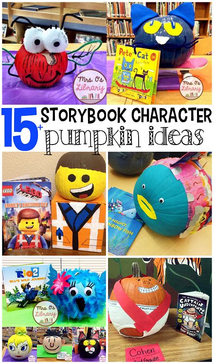 Storybook Character Pumpkin Ideas Character Pumpkins Pumpkin Books Story Book Pumpkin