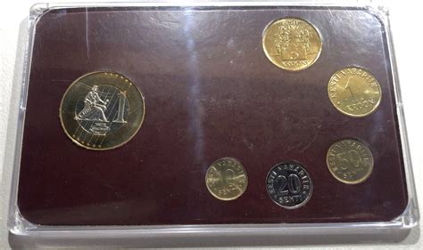 Estland Kursmünzensatz 1992 2004 GN700 KMS mit Medaille Coin Mint Set