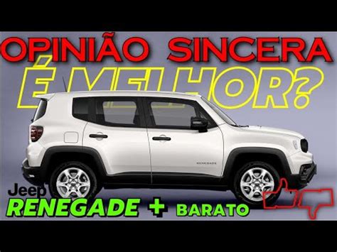 Jeep Renegade BÁSICO é melhor que GM Tracker Nissan Kicks ou Hyundai