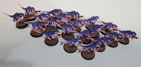 Warhammer K Leviathan Tyranids Termagants X Ripper Swarm X Painted