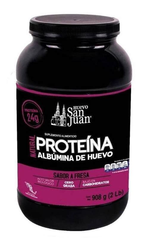 Suplemento en polvo HUEVO San Juan Albumina de huevo proteína sabor