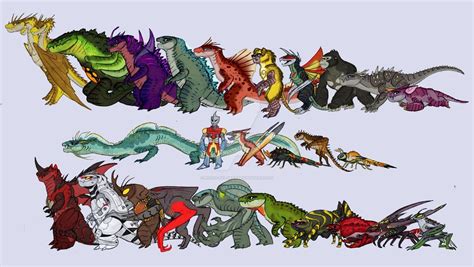 Legendary Kaiju Lineup by RoFlo-Felorez.deviantart.com on @DeviantArt ...