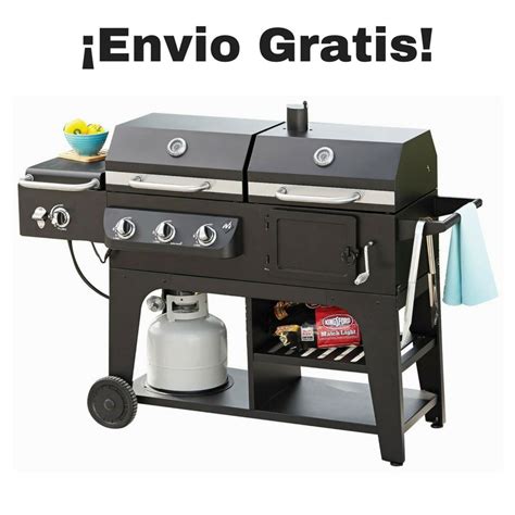 Asador Hibrido Gas O Carbon Pro Carne Asada Envio Gratis 1200000