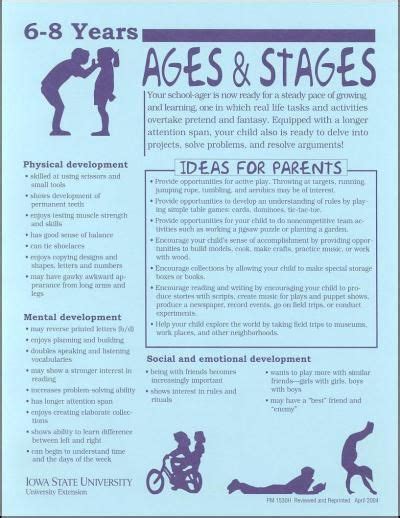 6 8 Years Ages And Stages Thumbnail Kids Child Development