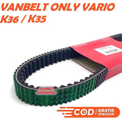 Jual VANBELT K36 ONLY VARIO 150 125 LED NEW DAN OLD VANBEL V BELT