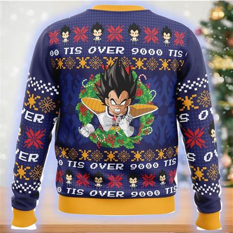 Tis Over Dragon Ball Z Ugly Christmas Sweater Shibtee Clothing