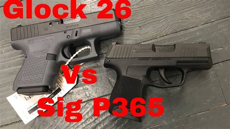 Sig P Vs Glock Youtube