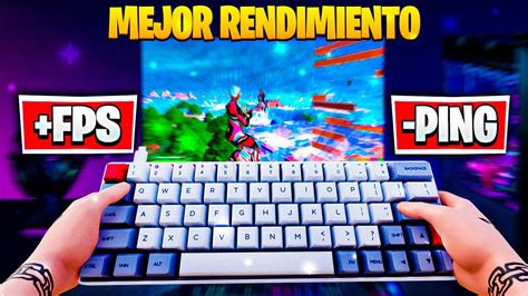 Mejora El Rendimiento De Fortnite En Tu Pc 👈 Menos Ping Y Mas Fps 😃