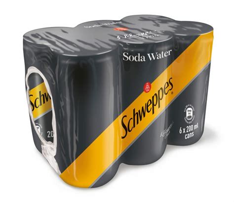 Schweppes Soda Water Can 200ml Norman Goodfellows