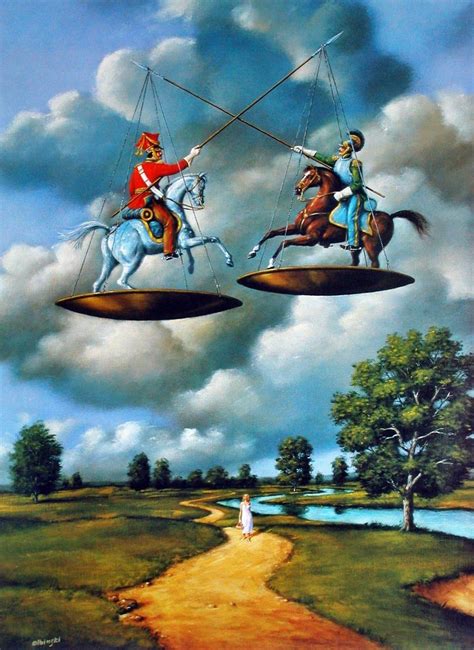 Rafal Olbinski Surrealist Painter Rafal Surrealism Painting Art