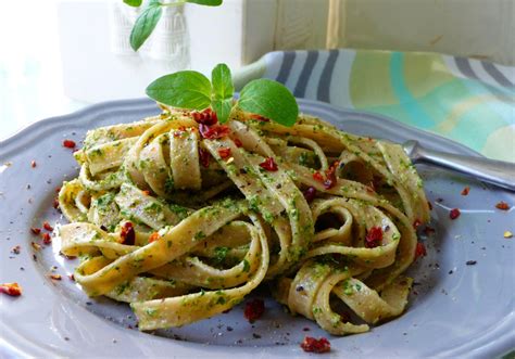 Makaron Z Pietruszkowym Pesto DoradcaSmaku Pl