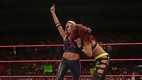 Trish Stratus Vs Melina Raw July 10 2006 Wwe