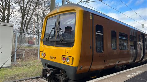 West Midlands Railway Class 323 Emu 323 217 Sutton Coldfield To Lichfield City Youtube