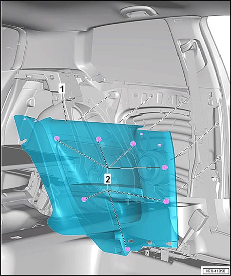 Volkswagen Golf Service Repair Manual Assembly Overview Side Trim