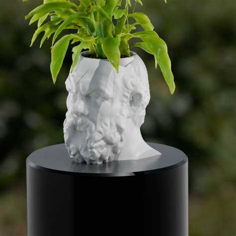 Stl File Socrates Planter 🪴 ・3d Printable Model To Download・cults