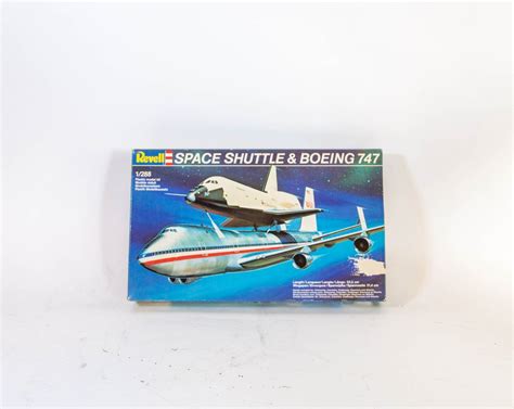 Vintage Revell Model Kit Boeing 747 With Space Shuttle Discovery Boxed and Sealed 1985 - Etsy