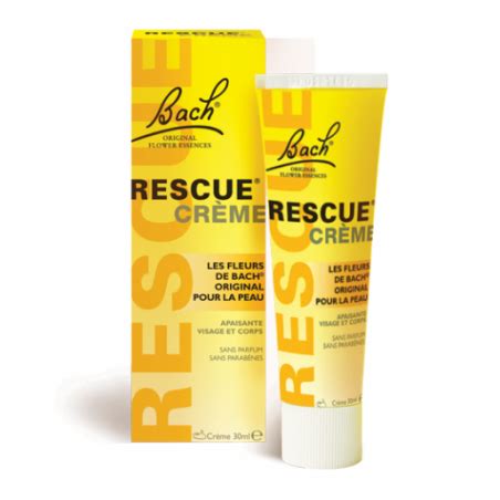 Rescue Crème Feurs de Bach en tube conseil fleur de bach