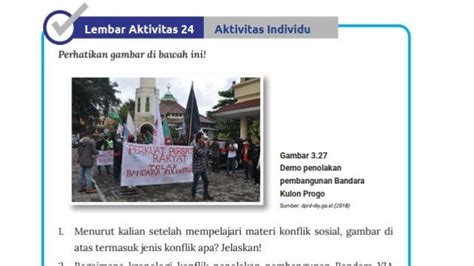 Jawaban Soal Ips Kelas 8 Semester 2 Halaman 207 Kurikulum Merdeka Lembar Aktivitas 24 Tribun