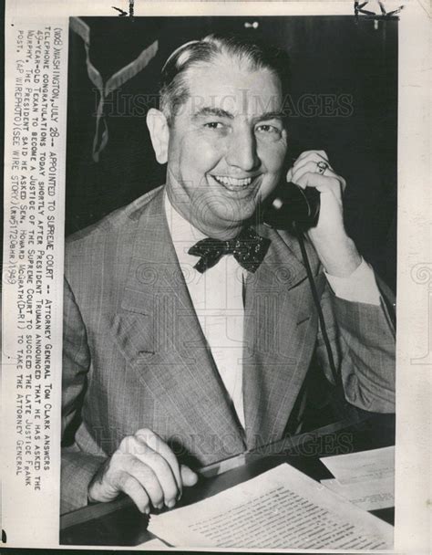 1949 Press Photo Justice Of The Supreme Court Attorney General Tom Cla