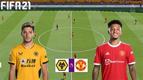 Wolves Vs Manchester United Premier League 202122 Season Full