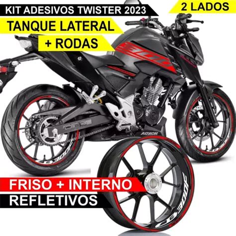 Adesivos Cb F Twister Kit Tanque Lateral Rodas M