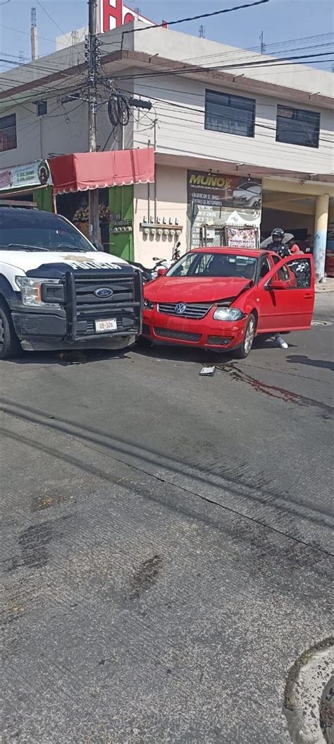 Chocan Patrulla De SSP Y Particular En Xalapa