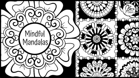 Mindful Mandalas 10 Day Drawing Challenge Jane Snedden Peever