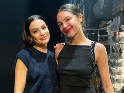 Encontro Inusitado Olivia Rodrigo Prestigia Lea Michele Na Broadway