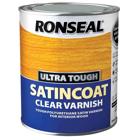 Ronseal Satincoat Ultra Tough Varnish Clear Ml Wilko