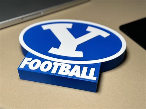 Archivo 3d Gratis Logo Byu Football 🏈・objeto De Impresión 3d Para