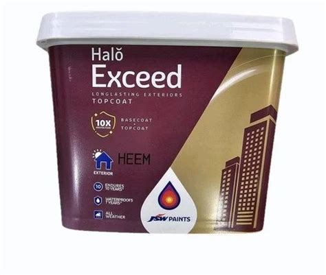 Jsw Paints Halo Exterior Packaging Size L At Rs Litre In Nagpur