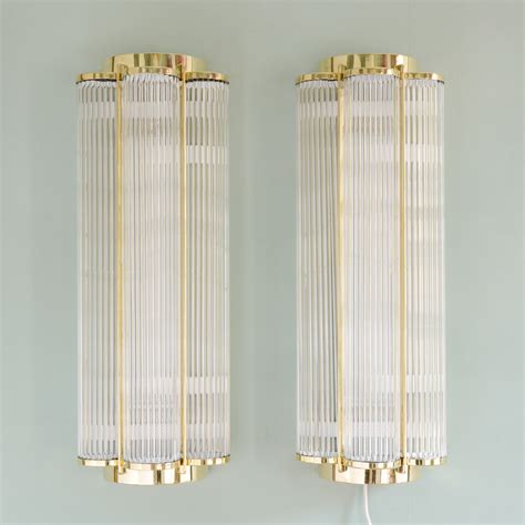 Pair Of Art Deco Style Wall Lights Lassco England S Prime Resource For Architectural