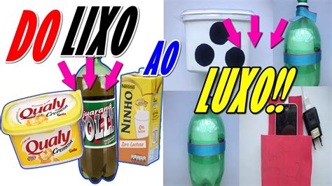 Diy Ideias Incr Veis Usando Material Recicl Vel Youtube