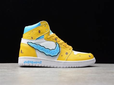 Custom Air Jordan 1 Spongebob Squarepants | Air jordans, Jordans for ...