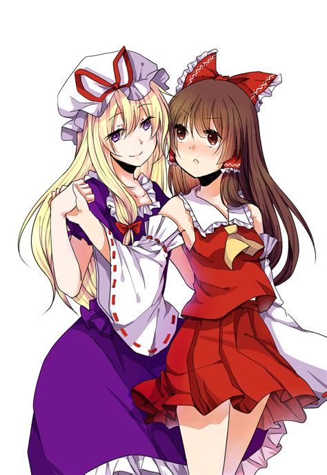 Safebooru 2girls Absurdres Blonde Hair Bow Brown Hair Detached