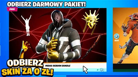 SKIN PAKIET ZA 0 ZŁ DLA KAŻDEGO JAK ODEBRAĆ w Fortnite YouTube