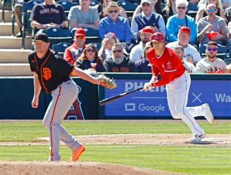 大谷翔平 Wbc米代表候補ウェブから痛烈中前打 3・1藤浪晋太郎との投げ合いは投手専念 指揮官「明日は打たないと思う」大リーグデイリー