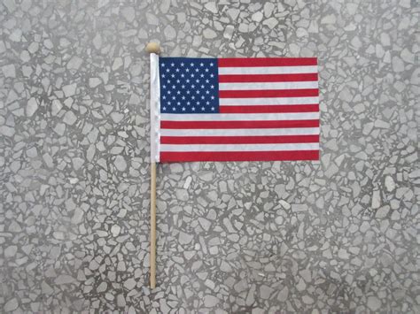 Custom Printed Hand Flags - Stick Flags - Parade Flags