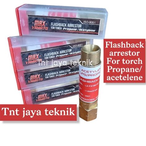 Jual Flashback Arrestor For Torch Propane Acetylene Max Yamato