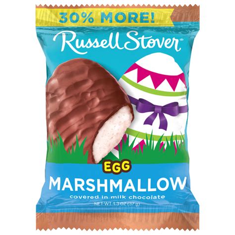 Save On Russell Stover Egg Marshmallow Covered In Milk Chocolate Easter